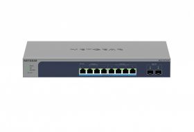 Netgear NETGEAR 8-Port Multi-Gigabit/10G Ethernet Ultra60 PoE++ Smart Switch with 2 SFP+ Ports (MS510TXUP) Gestionate L2+ 10G Ethernet (100/1000/10000) Power over Ethernet (PoE) Suport Gri (MS510TXUP-100EUS)