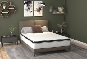 Saltea cu arcuri SomnART FERMO 180x200, înălțime 30 cm, superortopedica, husă matlasată, duritate extra ferma