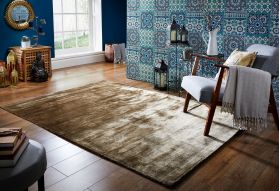 Covor, Flair Rugs, Cairo Bronze, 160 x 230 cm, viscoza, maro