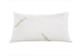 Perna 50x70 cm, Essience Premium Collection, husa tricot bambus; umplutura fulgi memory si nanofibra extrafina; suport orto-cervical