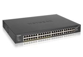 Netgear NETGEAR GS348PP Fara management Gigabit Ethernet (10/100/1000) Power over Ethernet (PoE) Suport Negru (GS348PP-100EUS)