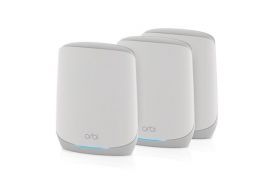 Netgear NETGEAR Orbi RBK763S Tri-band (2.4 GHz / 5 GHz / 5 GHz) Wi-Fi 6 (802.11ax) Alb 7 Intern (RBK763S-100EUS)