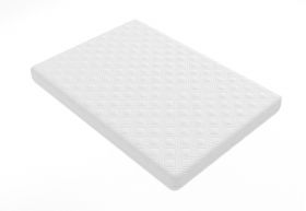 Saltea cu spumă poliuretanică SOMNART 180x200, înălțime 20 cm, ortopedică, husă detașabilă cu fermoar, rulată, fermitate medie
