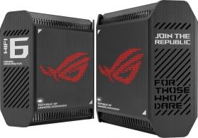 Router wireless ASUS Gigabit ROG Rapture GT6 Tri-Band WiFi 6 Black 2Pack