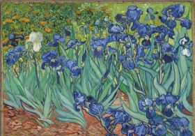 Magnet - Van Gogh - Les Iris | Cartexpo