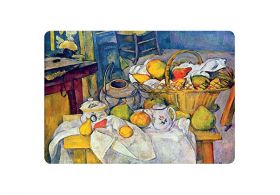 Suport de farfurie - Cezanne, Still life with basket, 1890 | Cartexpo