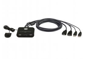 ATEN 2-Port USB FHD HDMI Cable KVM Switch (CS22HF-AT)