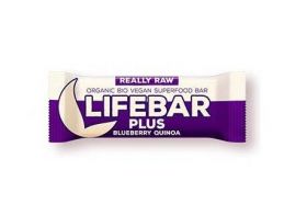 Baton Cu Afine Si Quinoa Raw Bio 47g LIFEBAR Plus