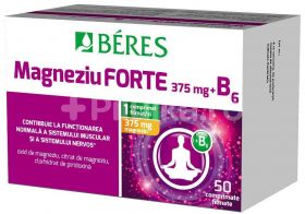 Magneziu Forte 375mg+B6, 50cpr - Beres