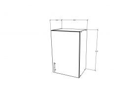 Corp Superior Karo, 1 Usa, Alb, 40 x 30 x 60 cm