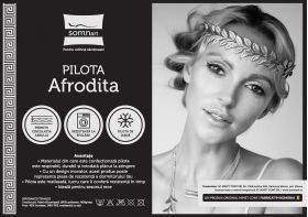 Pilota de iarna matlasata Afrodita Somnart, 180x200 cm, policotton imprimat, sezon rece, 400 g/mp