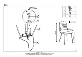 Scaun living HM K251 gri