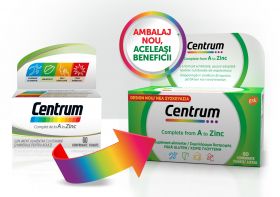 Centrum Complet de la A la Zinc, 60 comprimate, GSK
