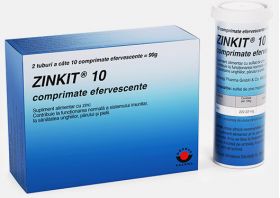 ZINKIT 10 20 COMPRIMATE EFERVESCENTE