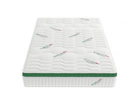 Saltea cu arcuri HypoallergenicMed Primo Protect 180x200, înălțime 23 cm, ortopedică, husă tratament antialergic, fermitate mediu-tare, sistem aerisire 3D