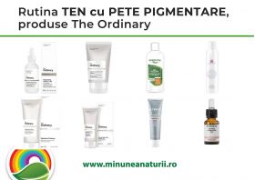 Rutina TEN cu PETE PIGMENTARE, produse The Ordinary