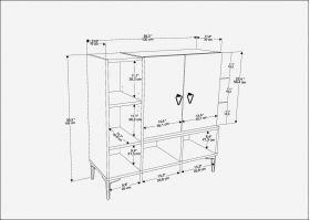 Consola, Retricy, Platin, 100x35x100 cm, PAL, Alb / Cordoba