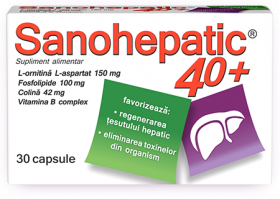 ZDROVIT SANOHEPATIC 40+ 30 CAPSULE