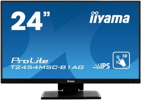 iiyama ProLite T2454MSC-B1AG monitoare LCD 60,5 cm (23.8') 1920 x 1080 Pixel Full HD LED Ecran tactil Multi-gestual Negru (T2454MSC-B1AG)