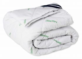 Pilota Aloe Vera 180x200, SomnART, matlasata, umplutura medie-groasa 300 gr/mp, pentru primavara - toamna