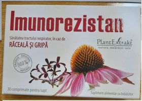 Imunorezistan Raceala si Gripa, 30 cp de supt - PLANTEXTRAKT