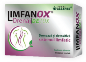 Limfanox Drenaj Detox Total Cleanse, 30cps - Cosmopharm