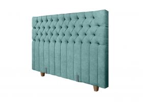 Pat matrimonial, Stockholm, Chester E, 180x200 cm, saltea tip Pocket, topper memory, Mint