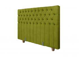 Pat matrimonial, Stockholm, Chester E, 140x200 cm, saltea tip Pocket, topper memory, Verde