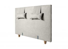 Pat matrimonial, Stockholm, Classic E, 140x200 cm, saltea tip Pocket, topper memory, Bej