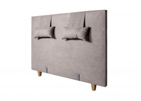 Pat matrimonial, Stockholm, Classic E, 140x200 cm, saltea tip Pocket, topper memory, Taupe