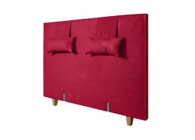 Pat matrimonial, Stockholm, Classic E, 180x200 cm, saltea tip Pocket, topper memory, Rosu