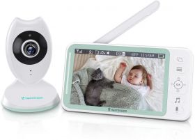 Baby monitor Heimvision HM132, 4.3", 480p, VOX, alb