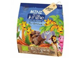 Biscuiti Mini Jungle cu cacao eco-bio, 100g, Ania