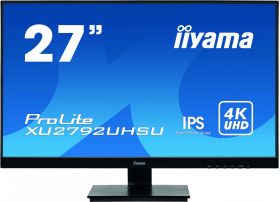 iiyama IIYAMA XU2792UHSU-B1 27inch Wide LCD 3840x2160 4K UHD IPS Technology LED Bl HDMI DP DVI USB-Hub (XU2792UHSU-B1)