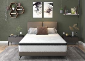 Saltea cu arcuri SomnART FERMO 180x200, înălțime 30 cm, superortopedica, husă matlasată, duritate extra ferma