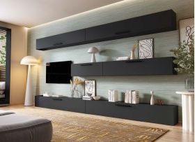 Living Pati 198 - Mobila Sufragerie Gri Beton