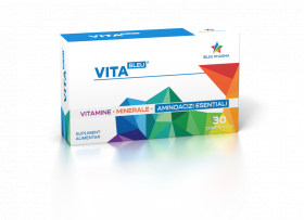 VITABLEU - vitamine, minerale, aminoacizi esentiali, 30 comprimate, BLEU PHARMA
