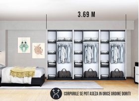 Dressing 3.69m / Dulap Dormitor Mario