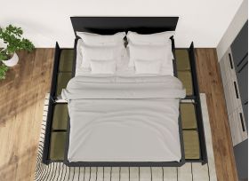Set Mobila Dormitor Gri Noce C7