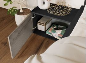 Set Mobila Dormitor Gri Noce C12