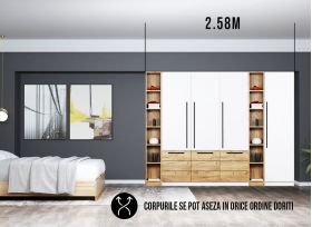 Dressing 2.58m / Dulap Dormitor Timea