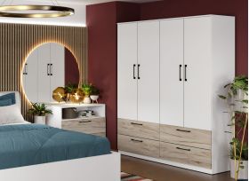 Dulap Relax Alb / Stejar k02 - C164/01