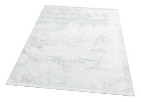 Covor Eko rezistent, ST 08 - White, 60% poliester, 40% acril, 120 x 180 cm