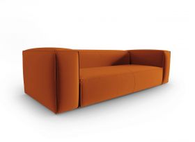 Canapea 4 locuri, Mackay, Cosmopolitan Design, 230x94x73 cm, catifea, teracota