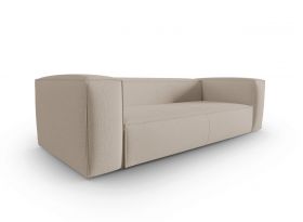 Canapea 4 locuri, Mackay, Cosmopolitan Design, 230x94x73 cm, catifea tricotata, bej