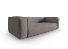 Canapea 4 locuri, Mackay, Cosmopolitan Design, 230x94x73 cm, catifea tricotata, cappuccino