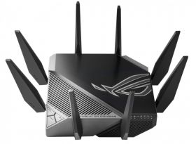 ASUS GT-AXE11000 router wireless Gigabit Ethernet Tri-band (2.4 GHz / 5 GHz / 6 GHz) Negru (90IG06E0-MO1R00)