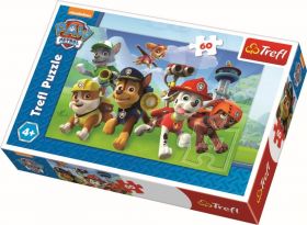 PUZZLE TREFL 60 PATRULA CATELUSILOR GATA DE ACTIUNE