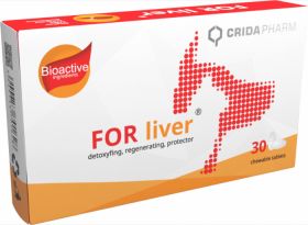 Supliment pentru caini cu afectiuni hepative, FOR liver, 30 capsule