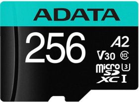 Card memorie ADATA Micro SDXC Premier Pro Clasa 10 UHS-I 256GB + Adaptor